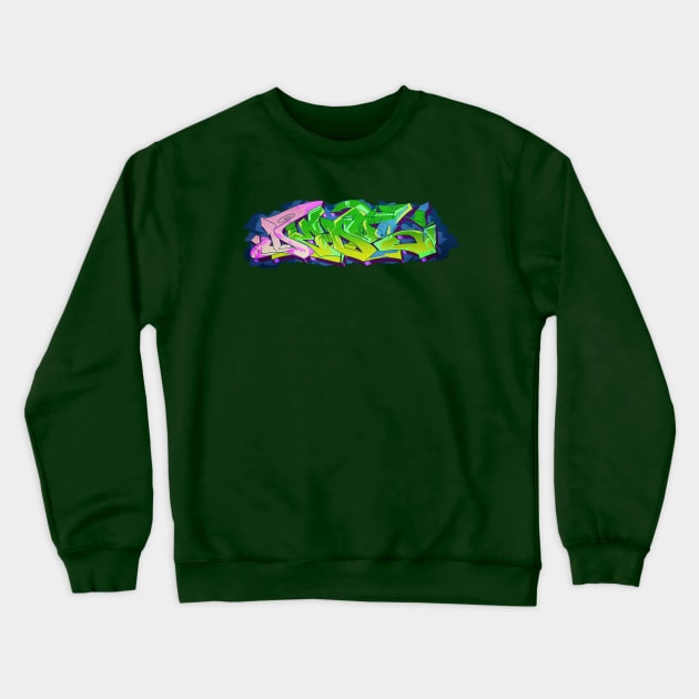 Dedos Graffiti letters Crewneck Sweatshirt by Dedos The Nomad